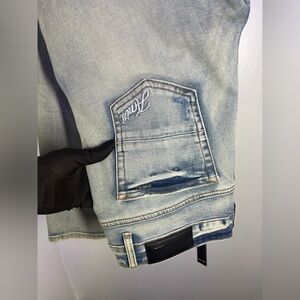 AMIRI Skeleton Bone Jeans Light Indigo Slim Fit